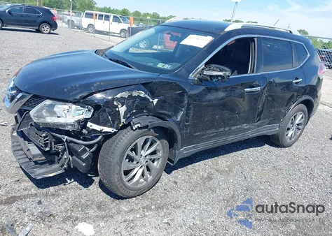 2014 Nissan Rogue Sl из США, поврежденный, VIN 5N1AT2MV0EC759519